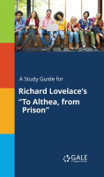 A_Study_Guide_For_Richard_Lovelace_s__To_Althea__From_Prison_