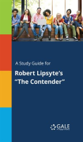 A_Study_Guide_For_Robert_Lipsyte_s__The_Contender_